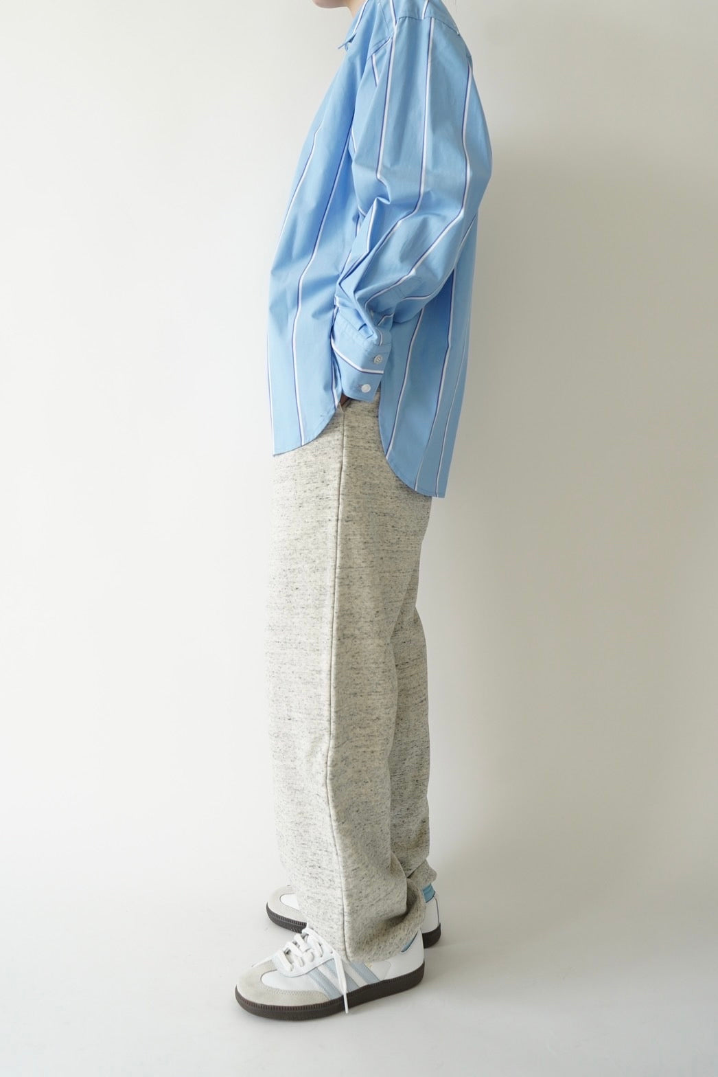 Heavy weight logo sweat pants - OATMEAL