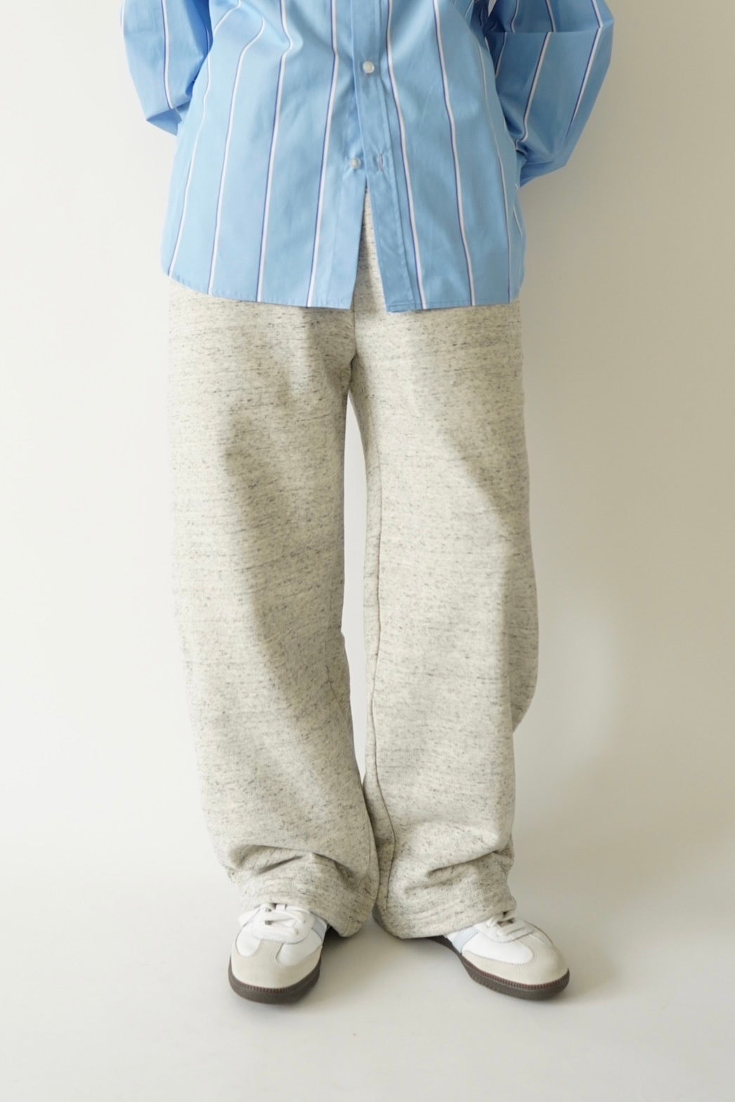Heavy weight logo sweat pants - OATMEAL