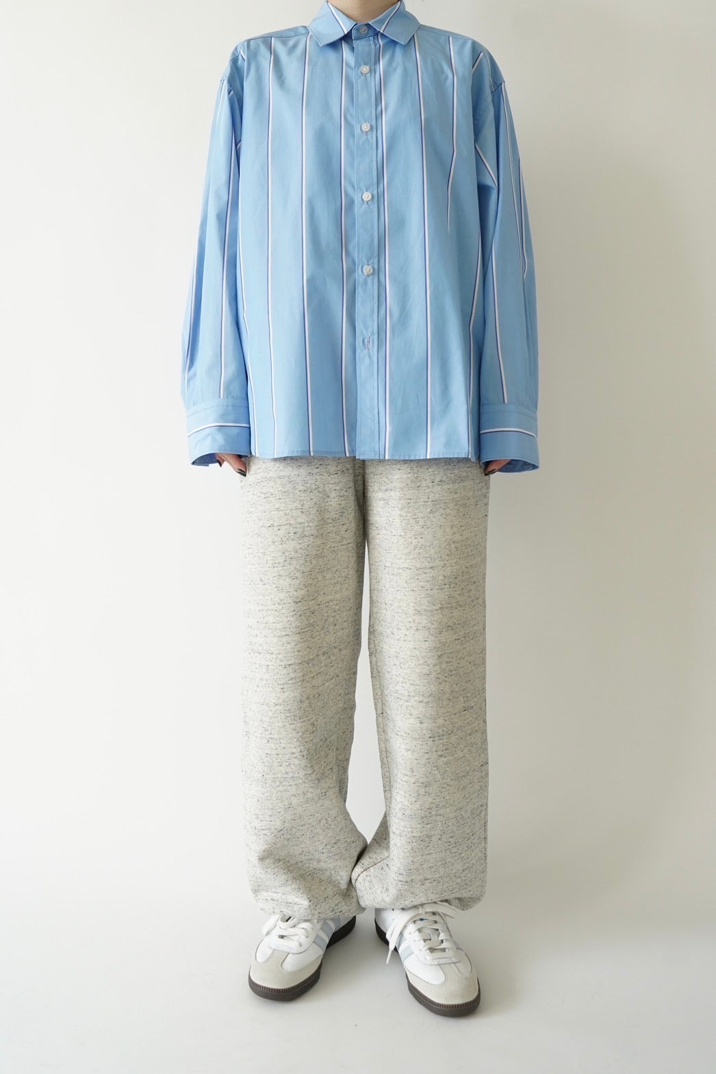 Heavy weight logo sweat pants - OATMEAL