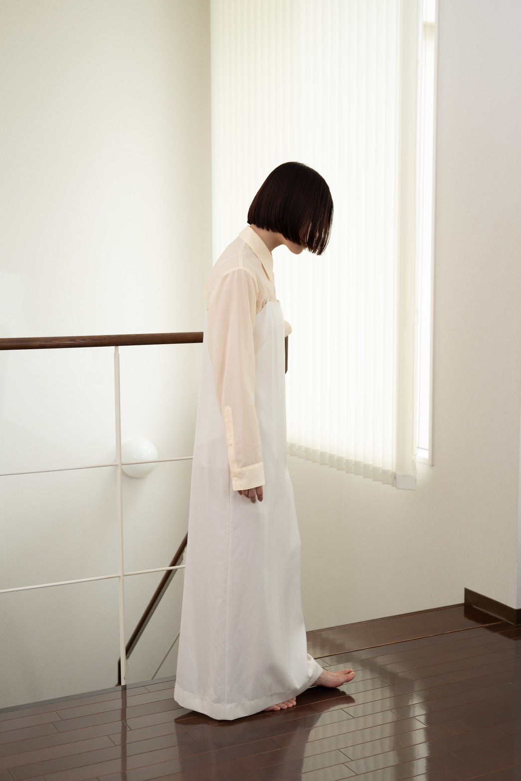 Sheer shirt - LIGHT YELLOW