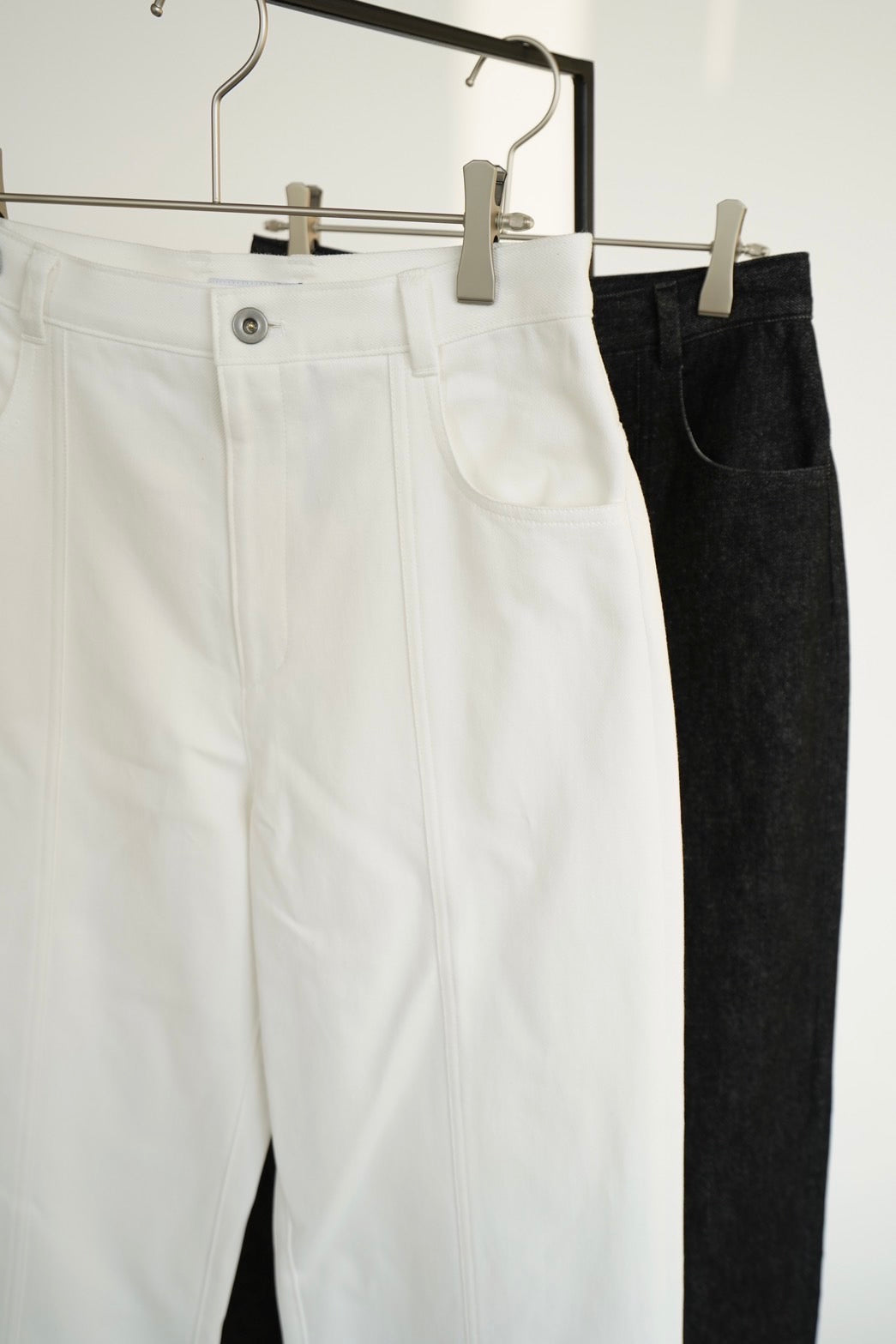 Denim pants - BLACK