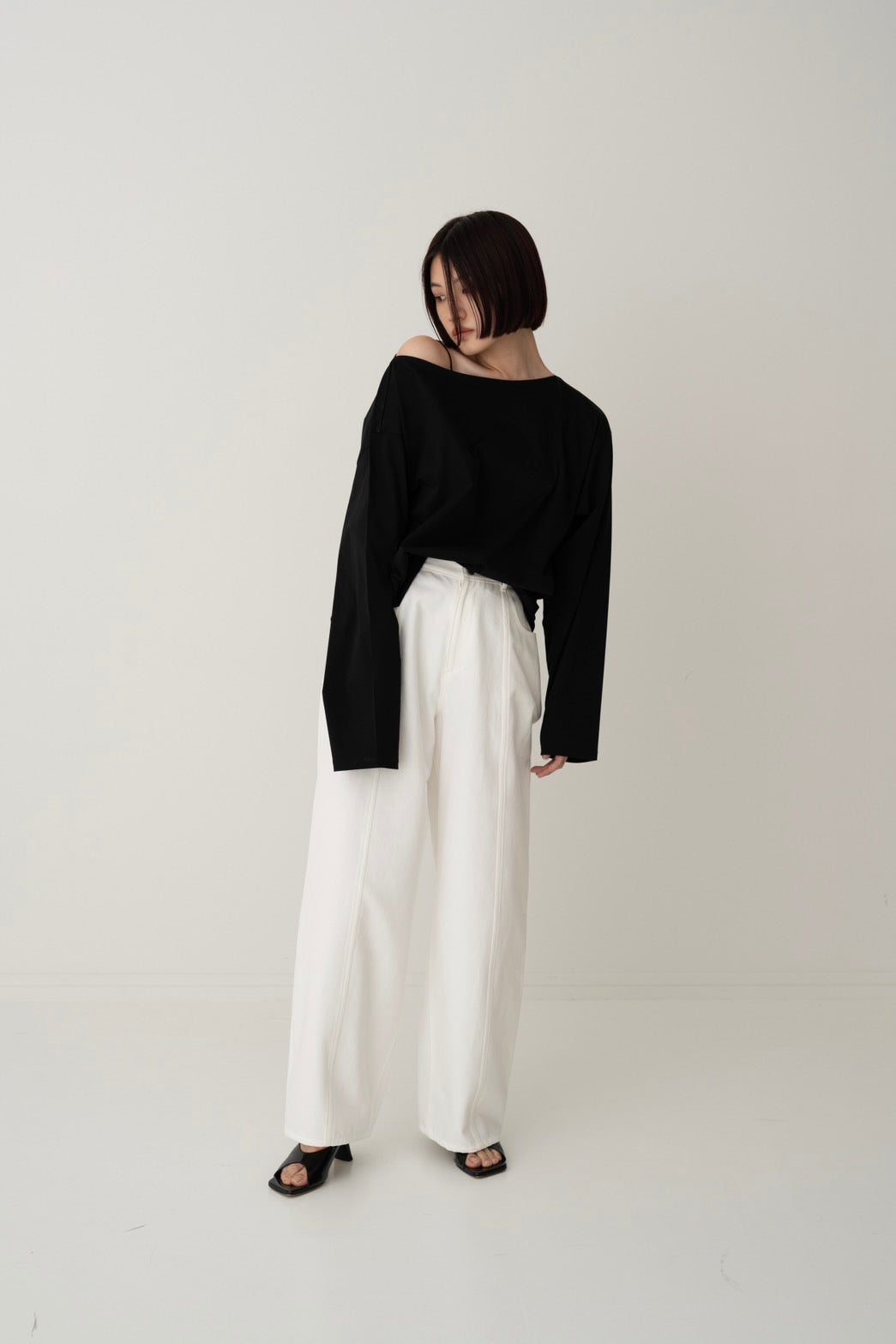 Denim pants - WHITE