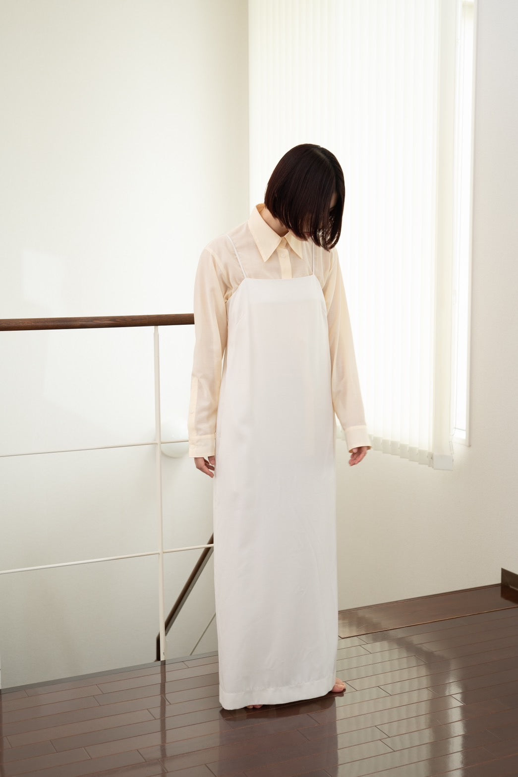 Sheer shirt - LIGHT YELLOW