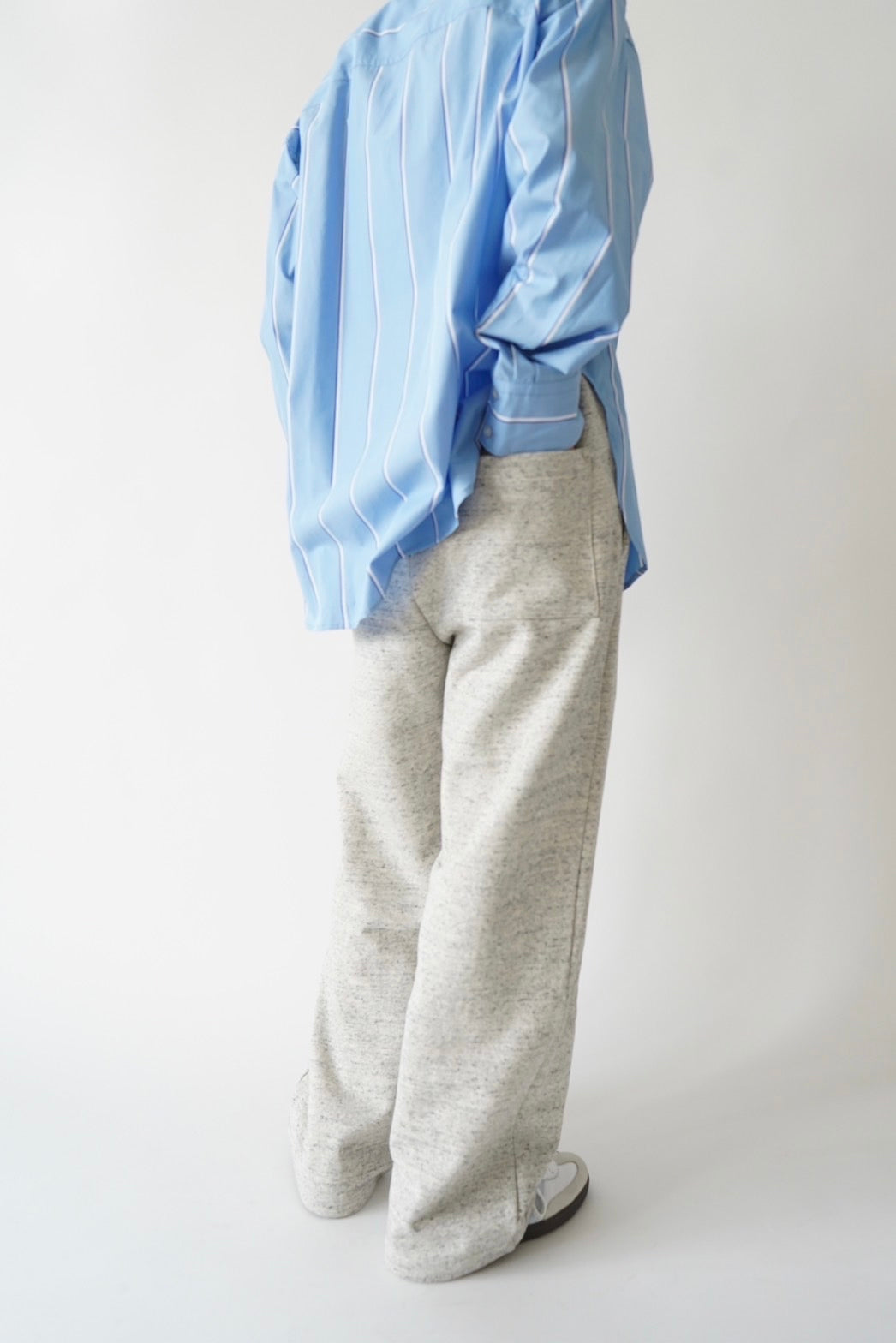 Heavy weight logo sweat pants - OATMEAL