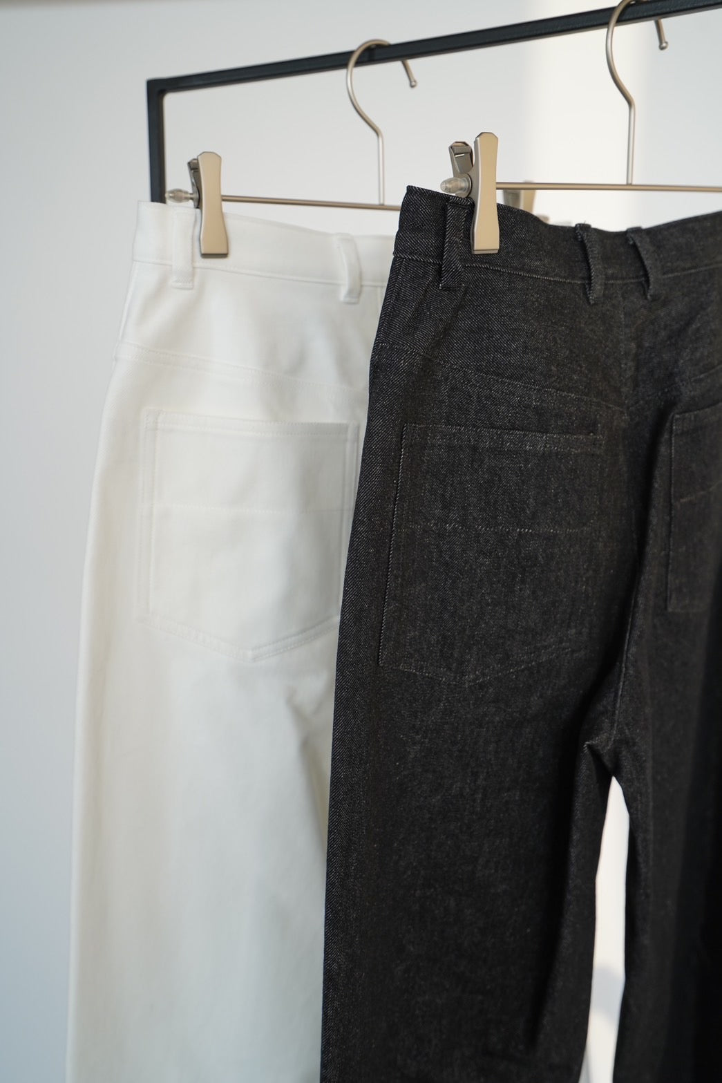 Denim pants - BLACK