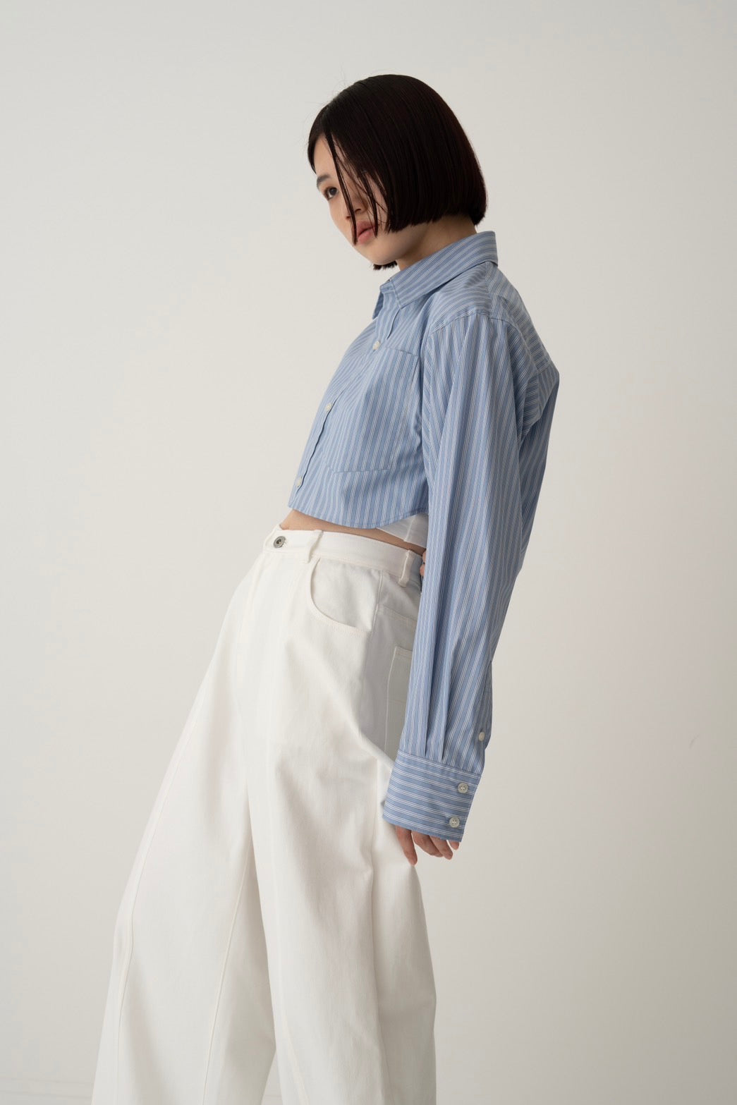 Short shirt - BLUE