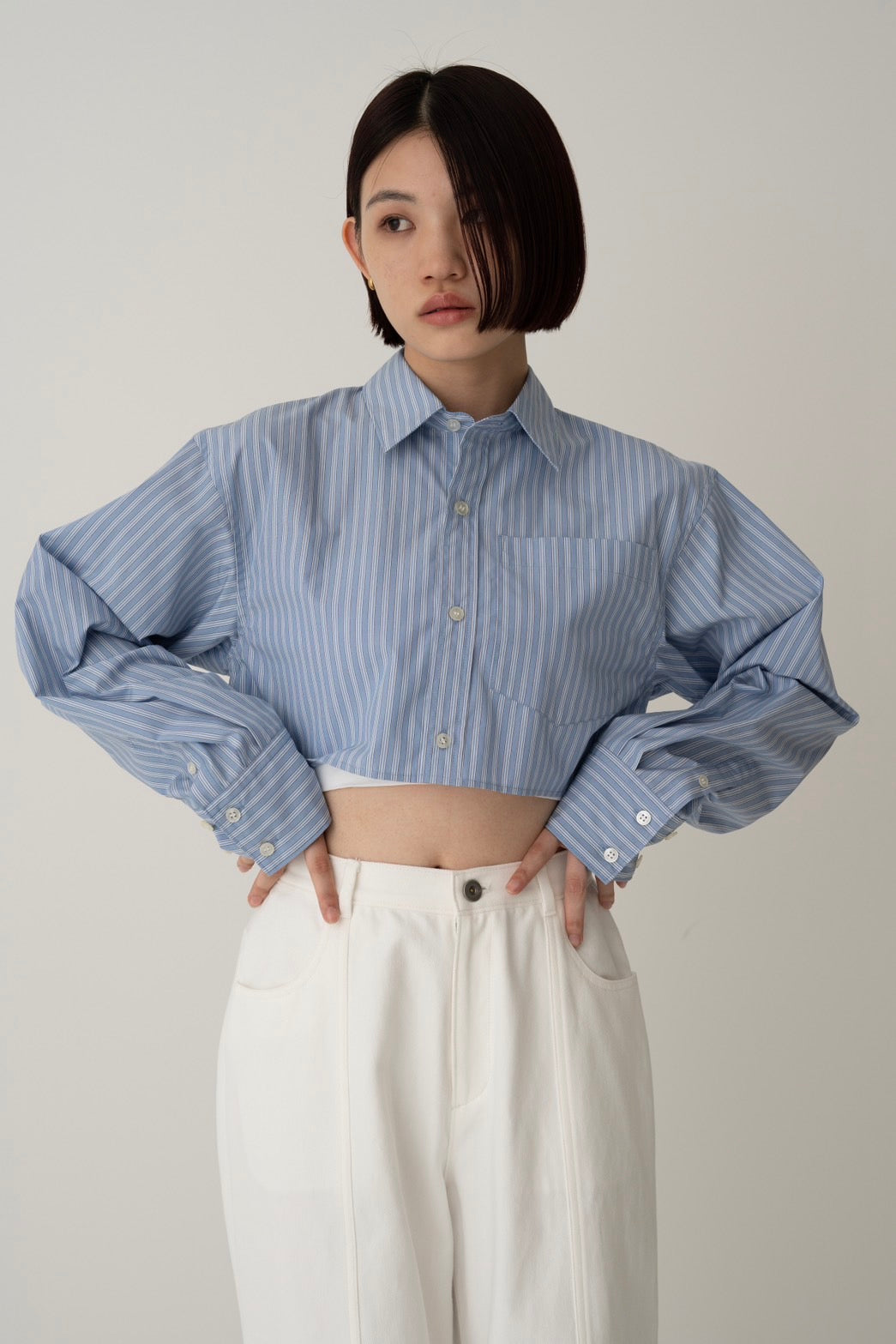 Short shirt - BLUE
