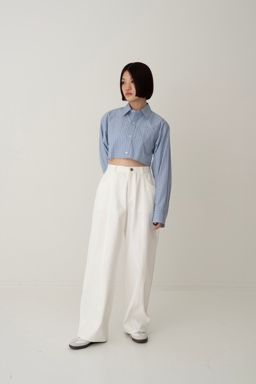 Short shirt - BLUE