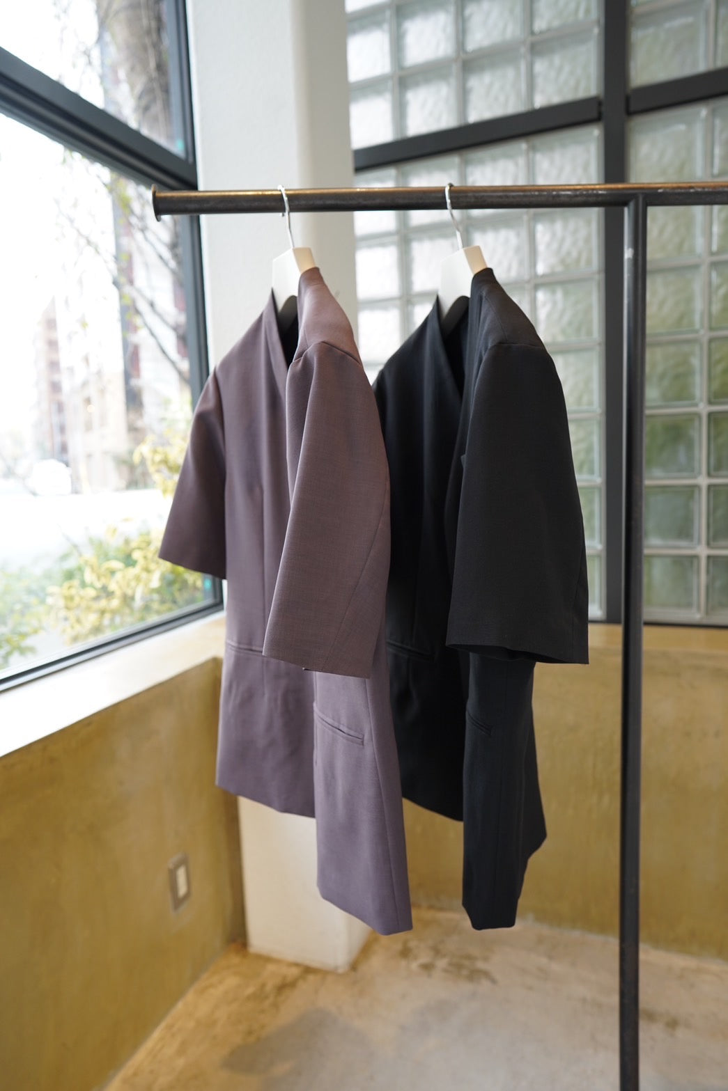 Half Sleeve Jacket - BROWN