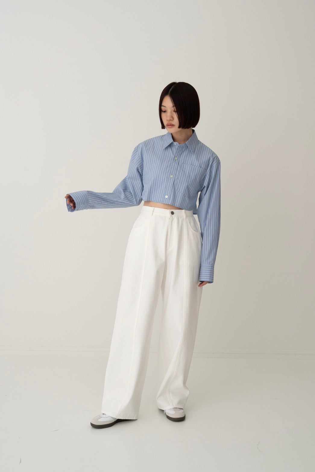 Short shirt - BLUE