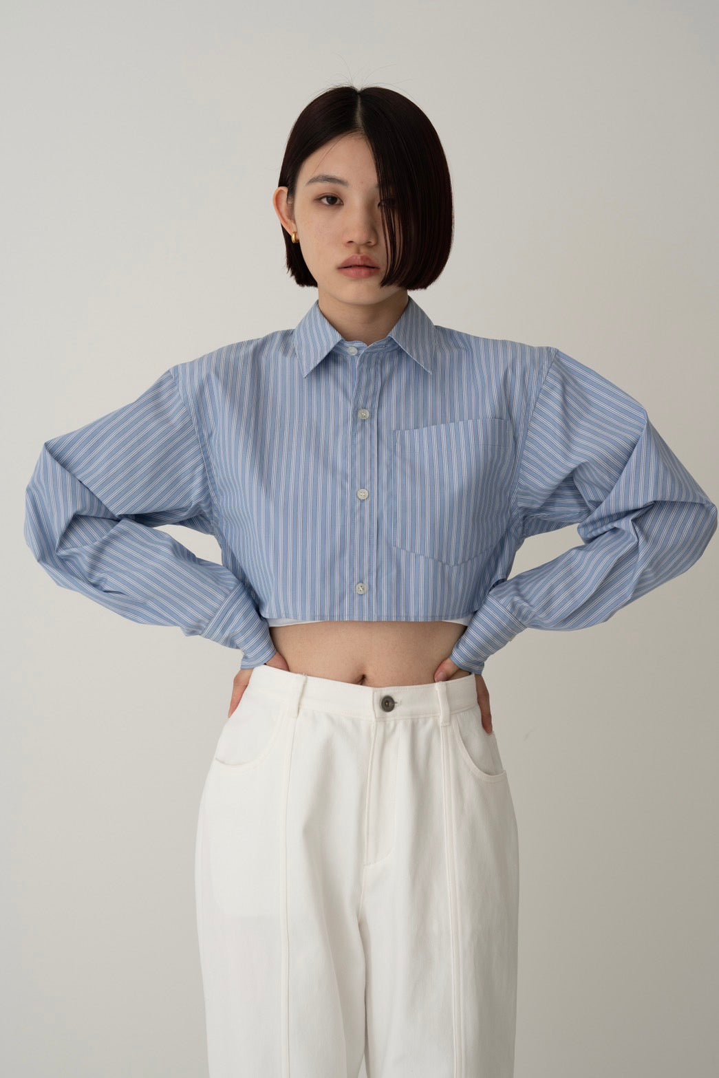Short shirt - BLUE