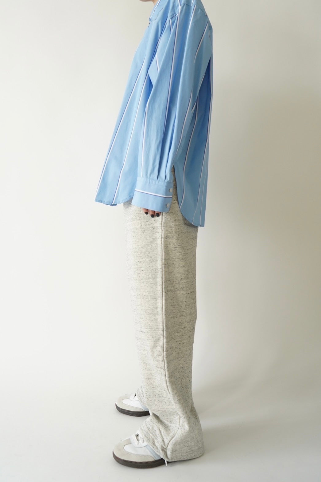 Heavy weight logo sweat pants - OATMEAL