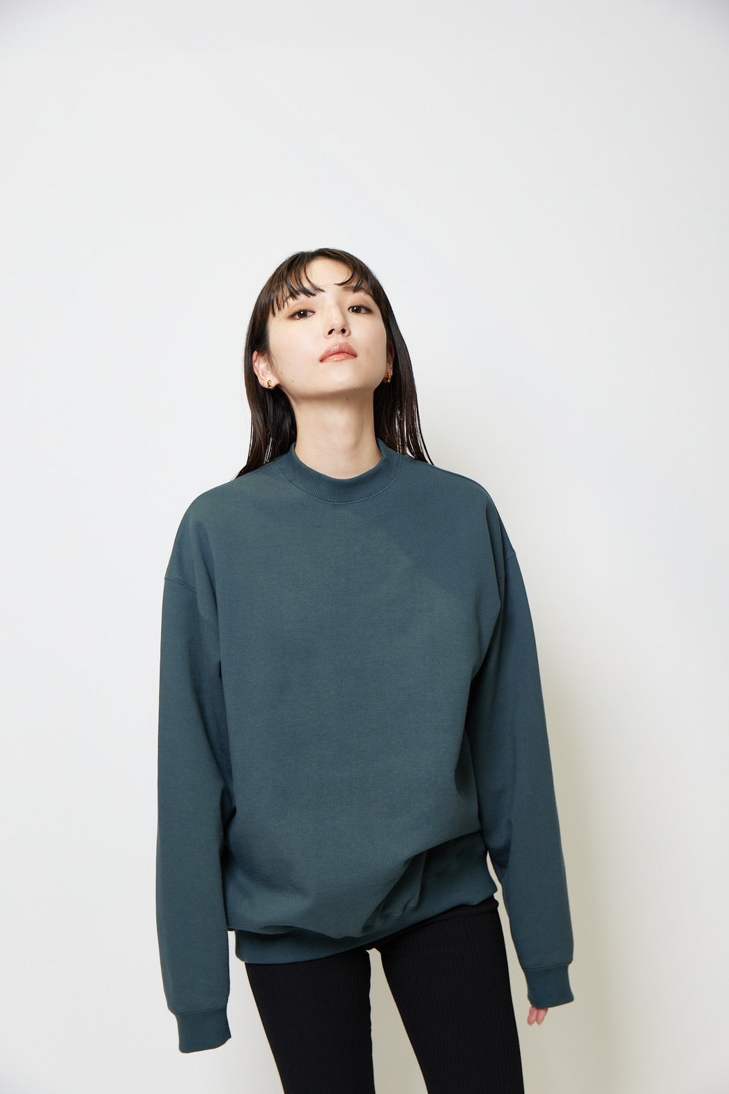 Heavy weight sweat p/o - GREEN