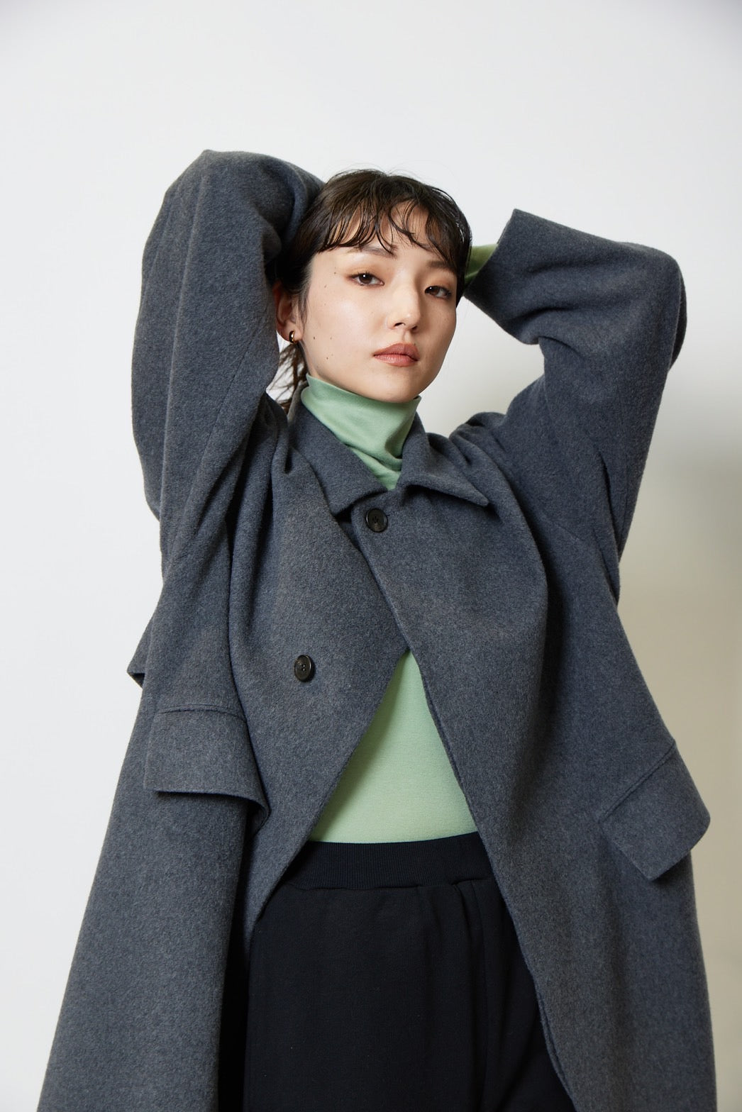 Turtle neck c/s - SAGE GREEN