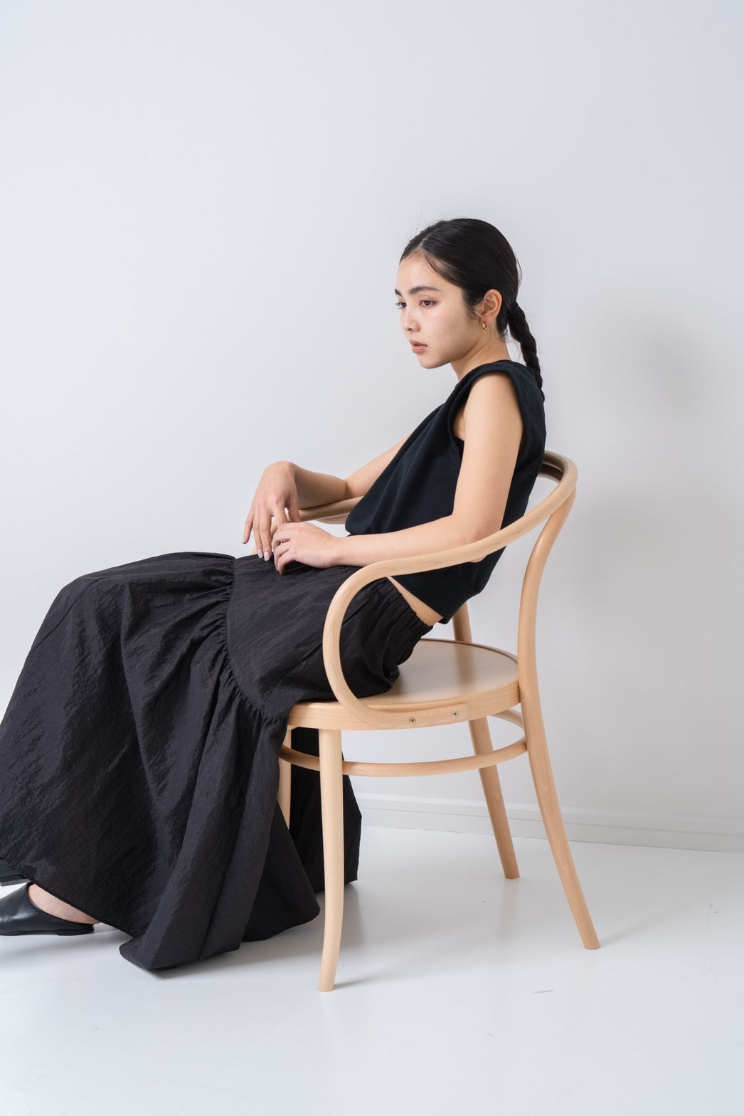 Sleeveless C/S - BLACK