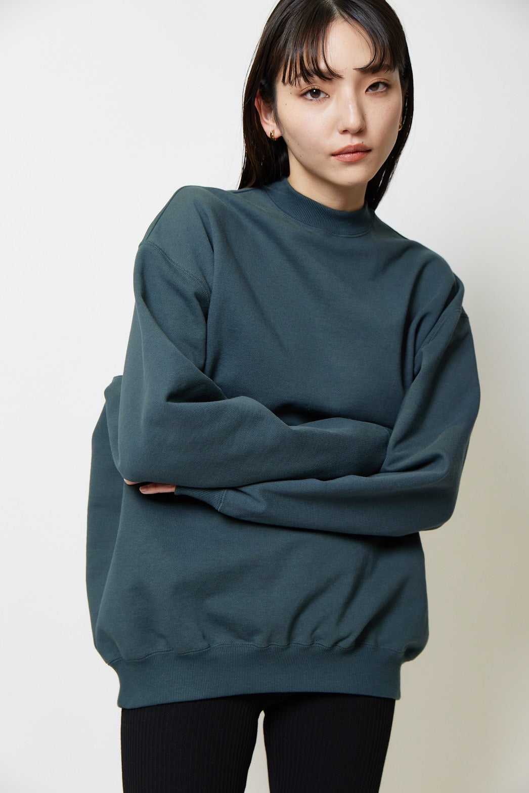 Heavy weight sweat p/o - GREEN