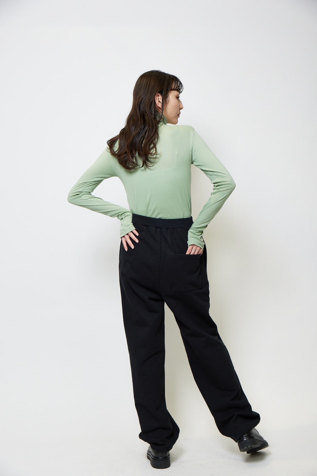 Turtle neck c/s - SAGE GREEN