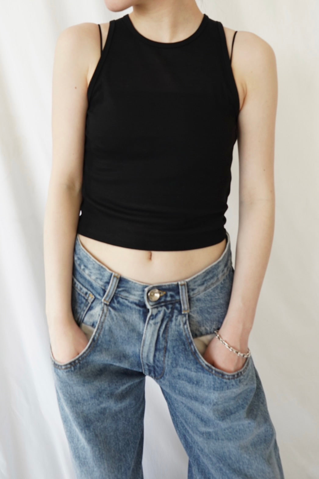Sheer Tank - BLACK