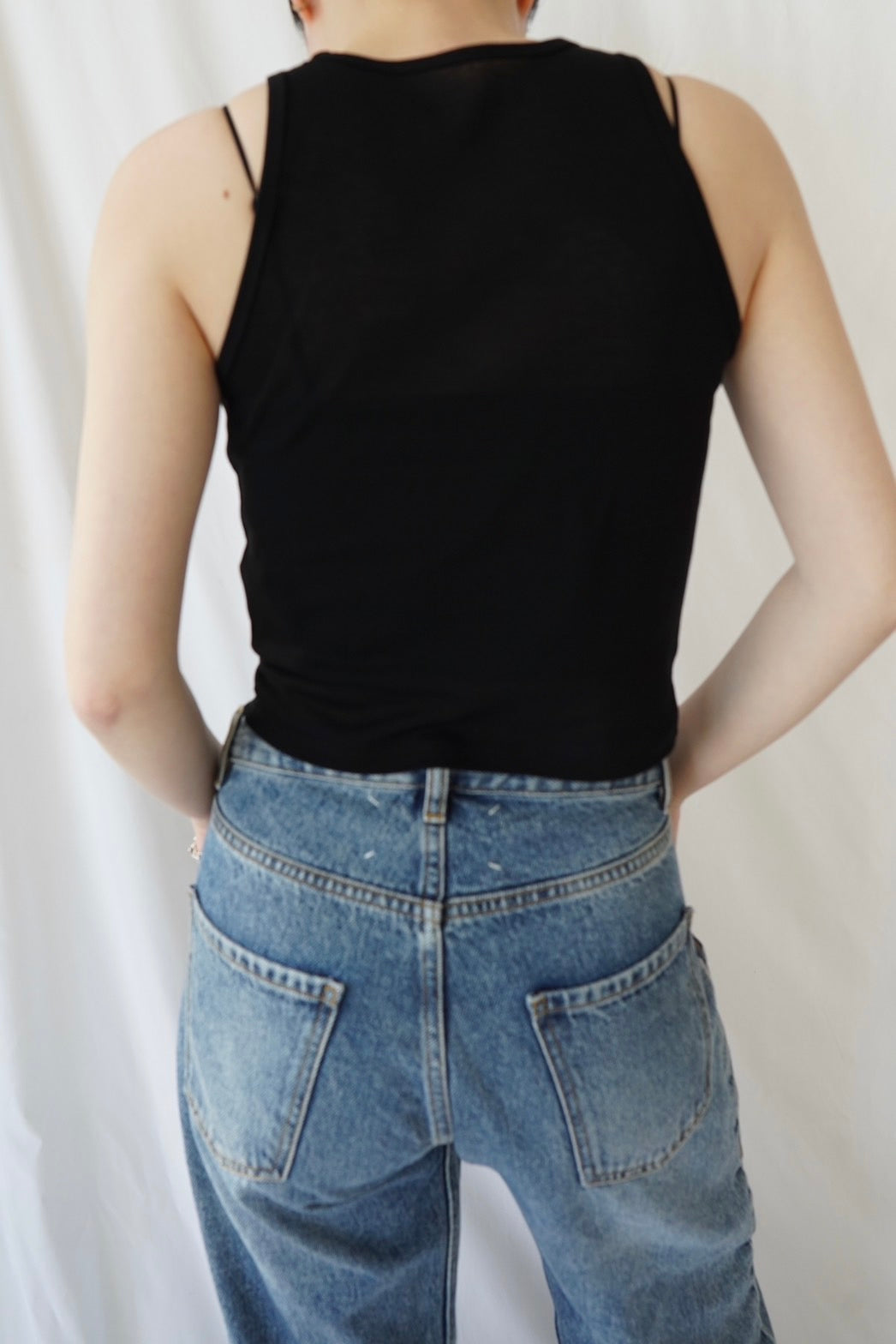 Sheer Tank - BLACK
