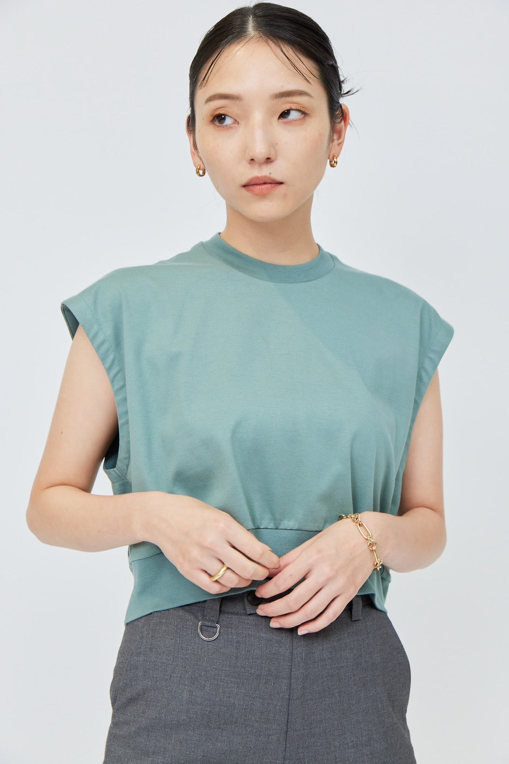 Sleeveless C/S - GREEN