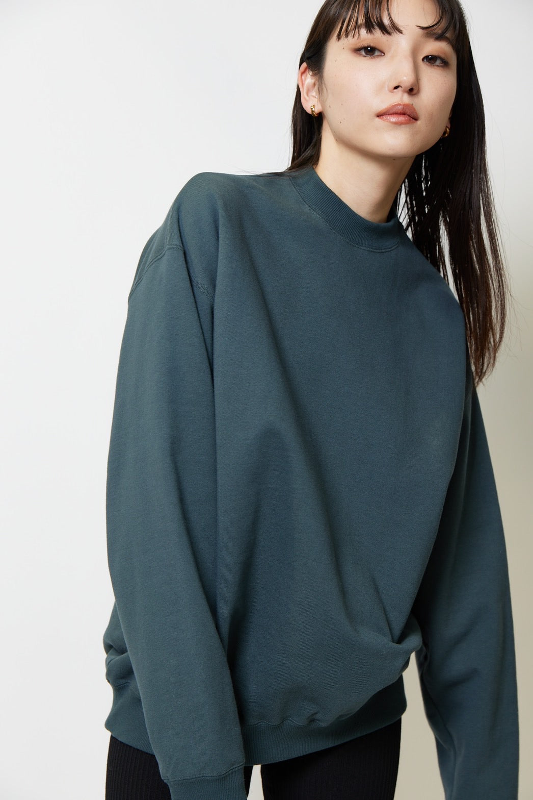 Heavy weight sweat p/o - GREEN