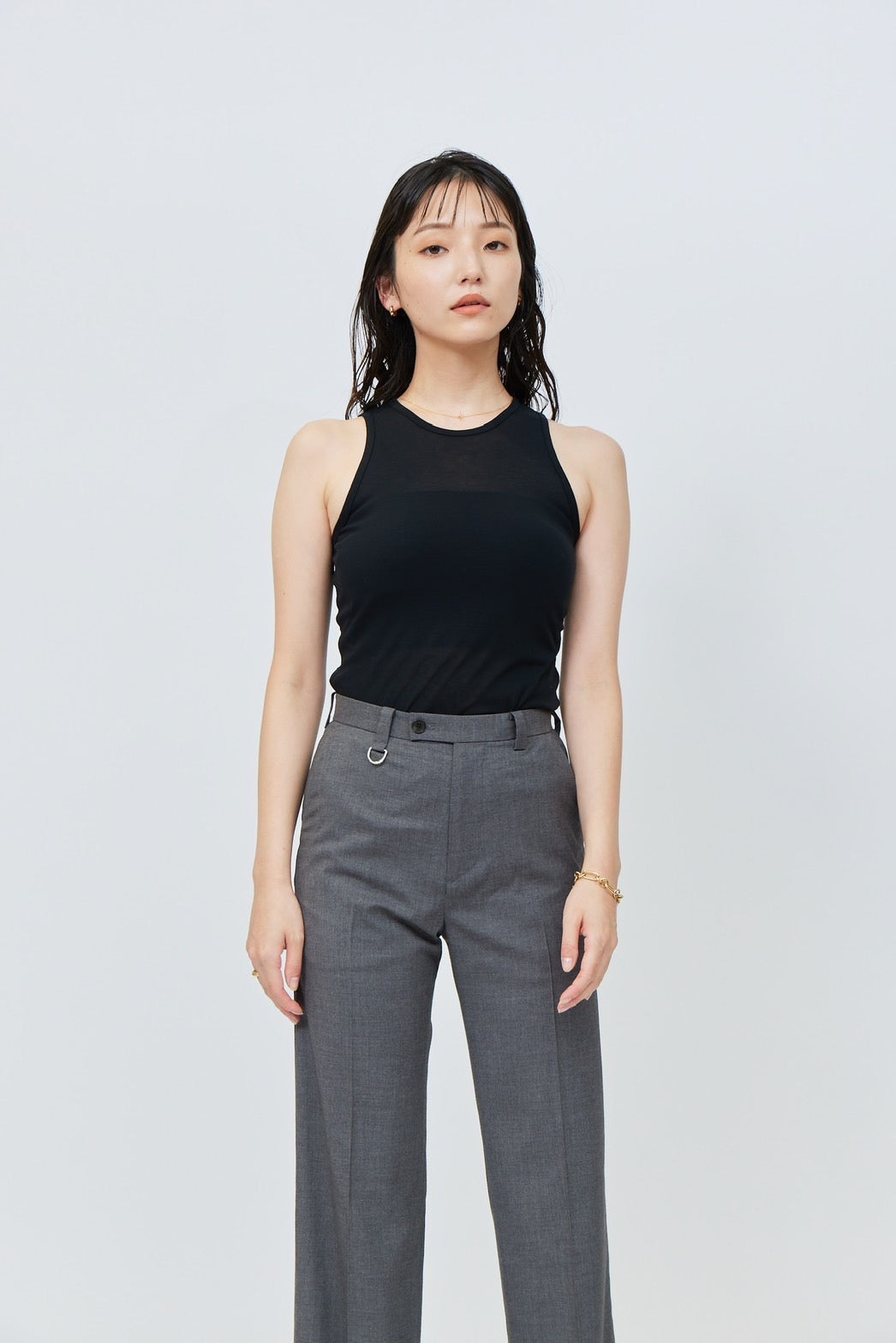 Sheer Tank - BLACK