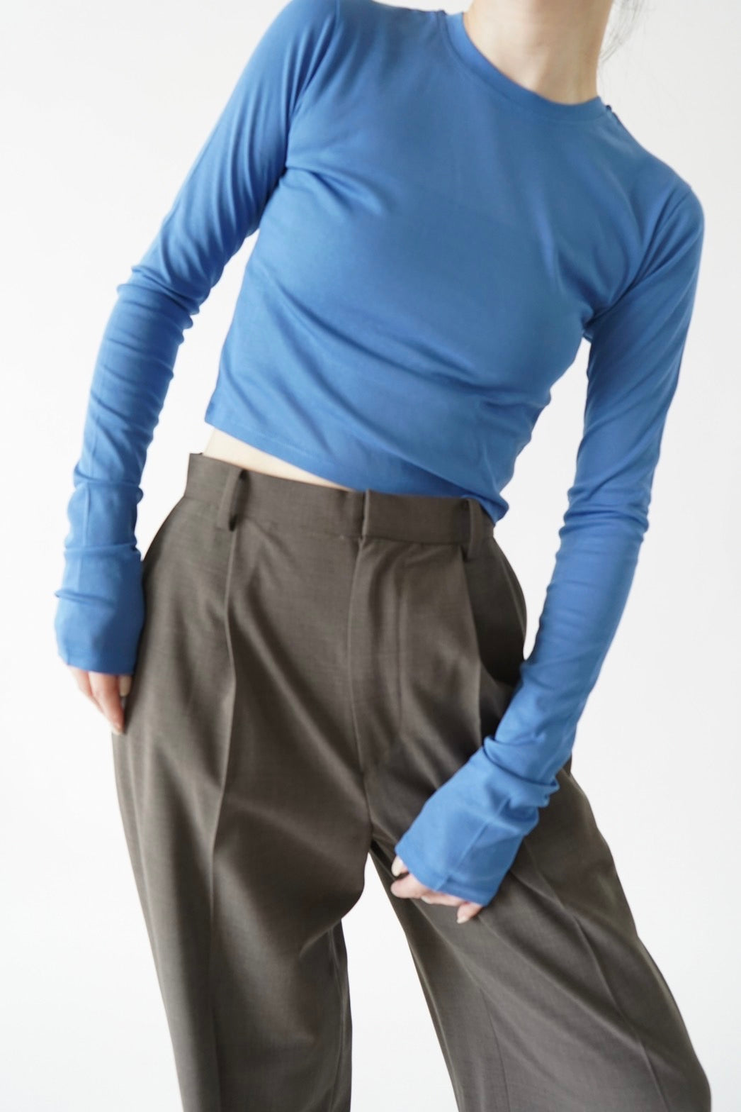 Long sleeve c/s - BLUE