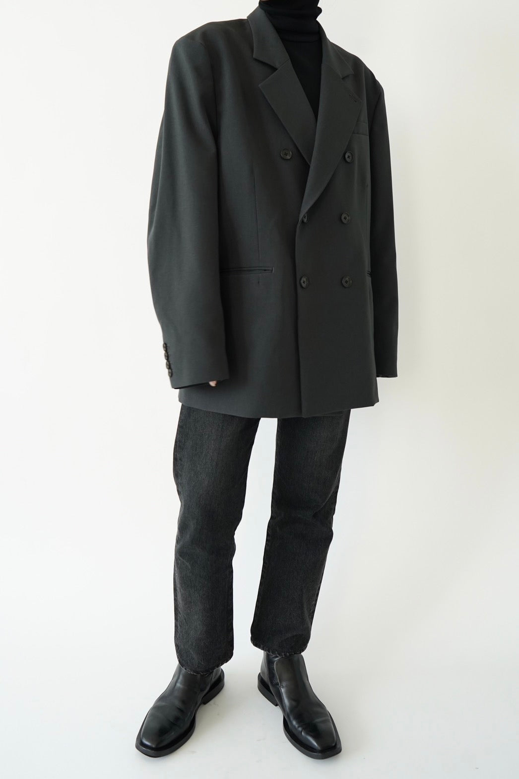 Turtle neck c/s - BLACK