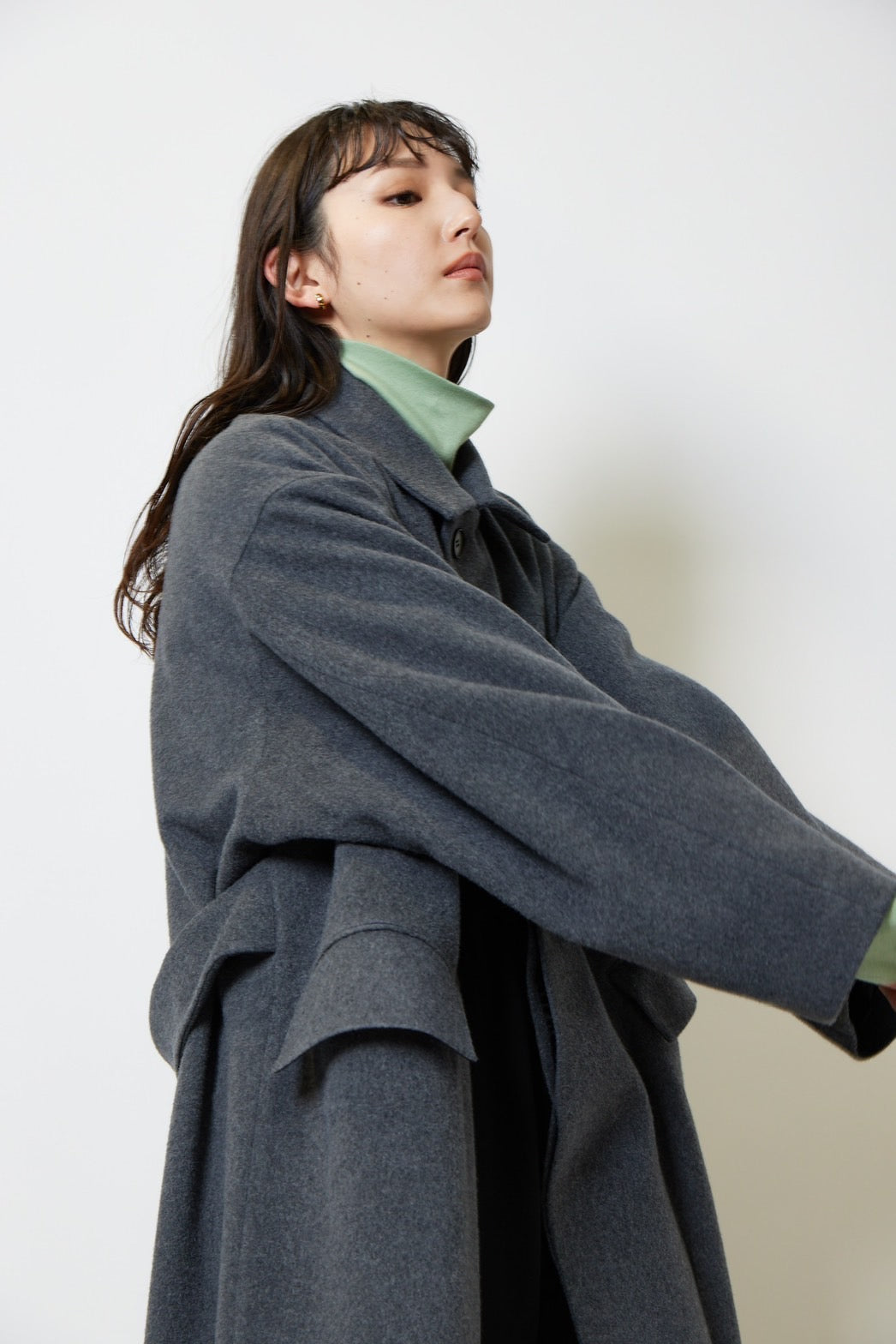 Turtle neck c/s - SAGE GREEN
