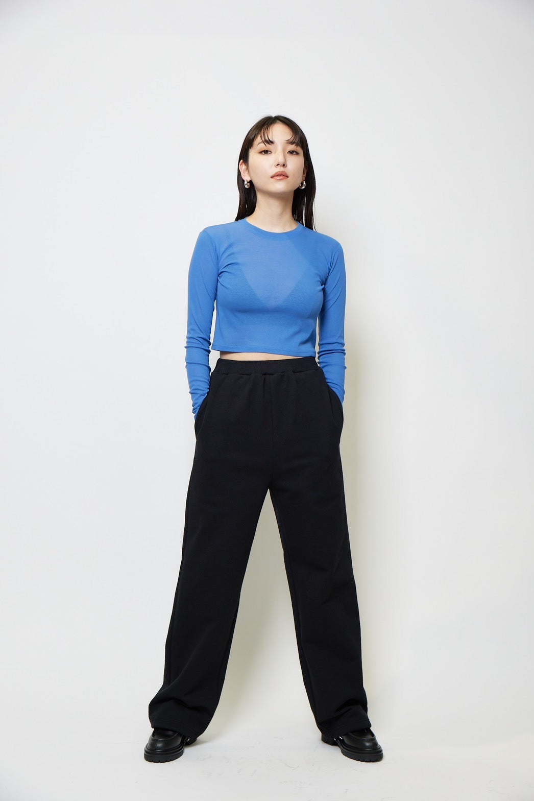 Long sleeve c/s - BLUE