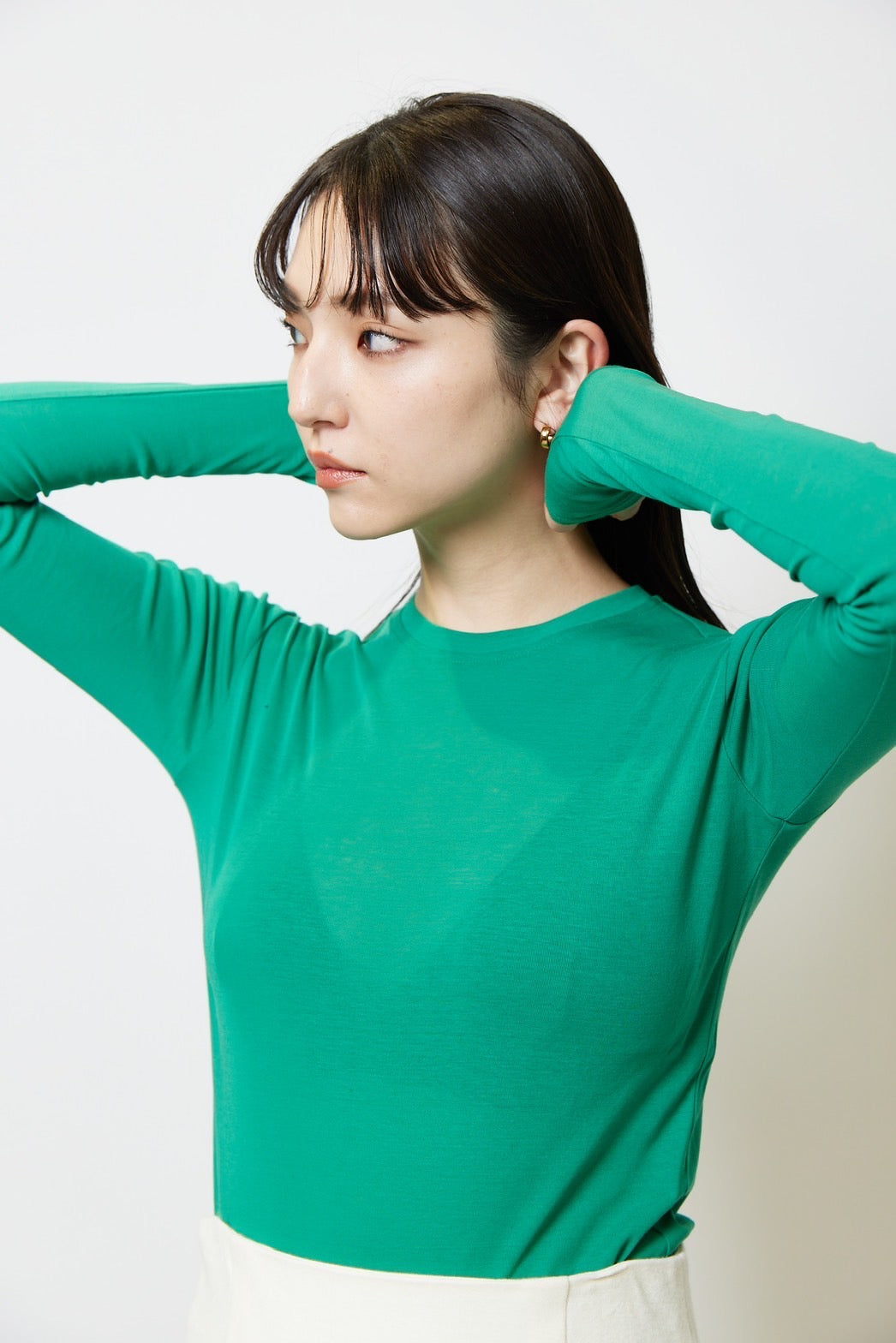 Long sleeve c/s - GREEN