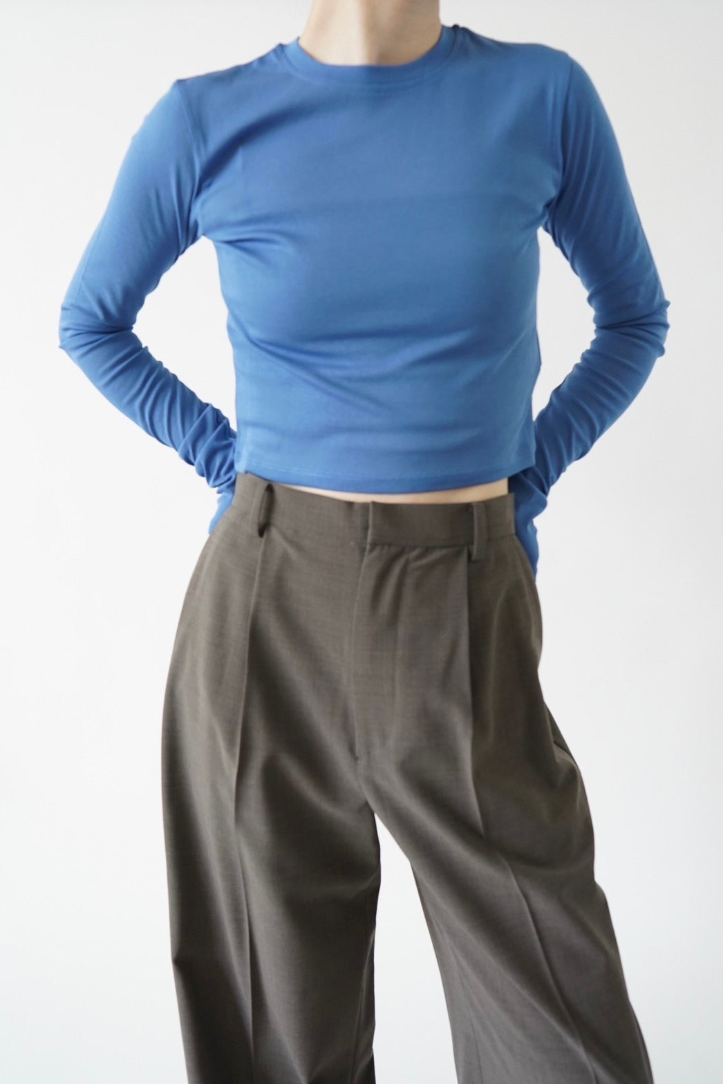 Long sleeve c/s - BLUE