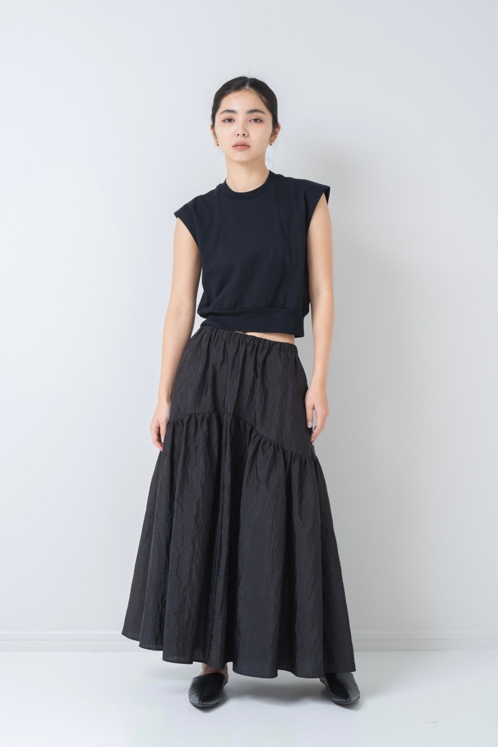 Sleeveless C/S - BLACK