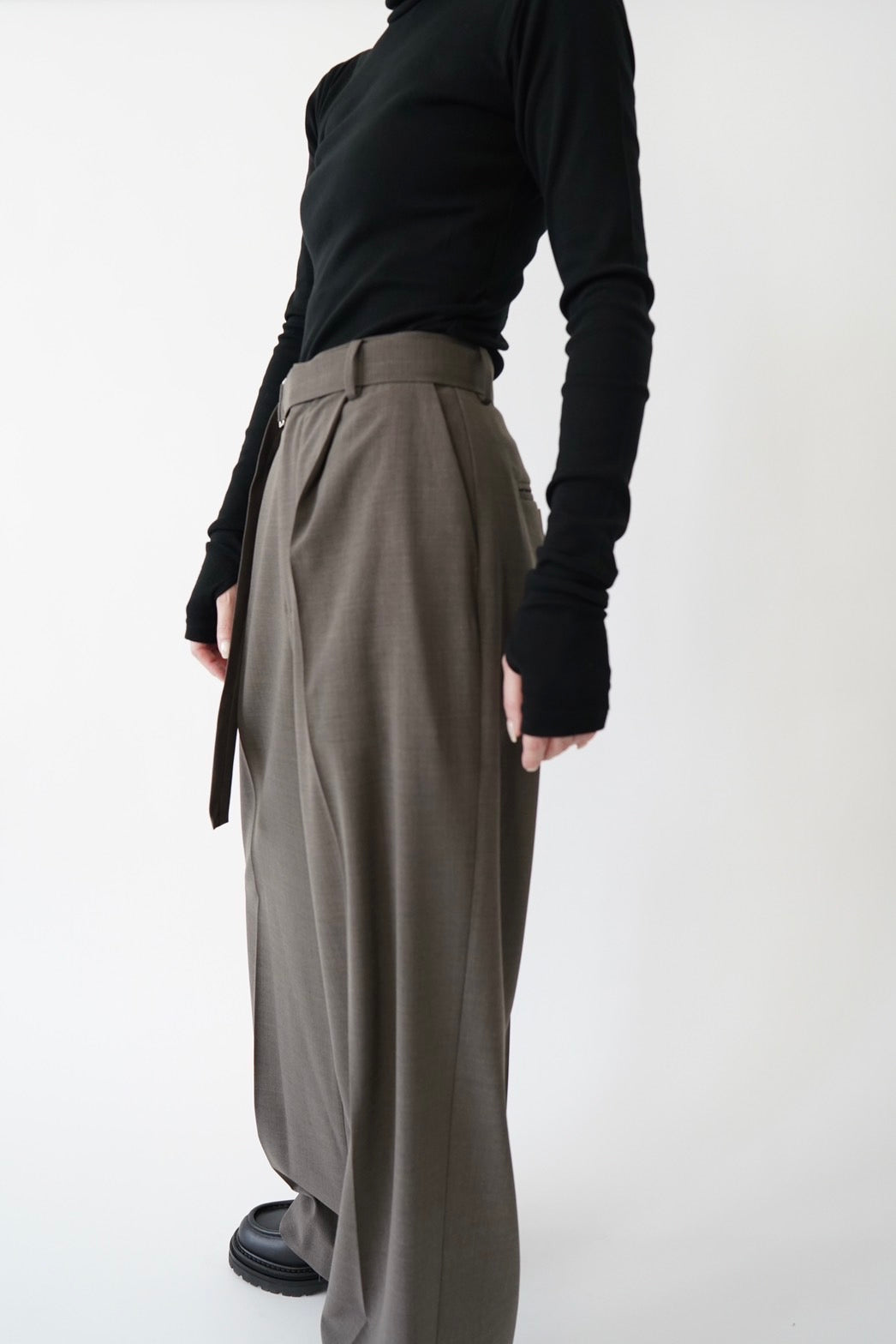 Turtle neck c/s - BLACK