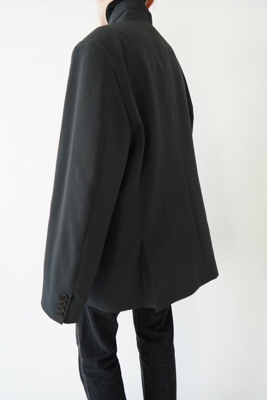 Oversized double jacket - DARK GRAY
