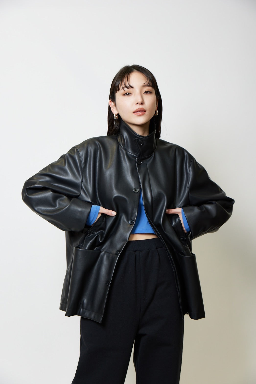 Long sleeve c/s - BLUE