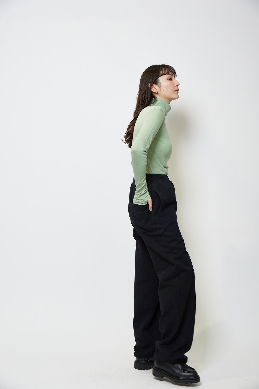 Turtle neck c/s - SAGE GREEN