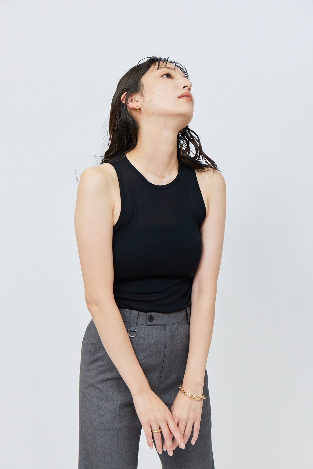 Sheer Tank - BLACK