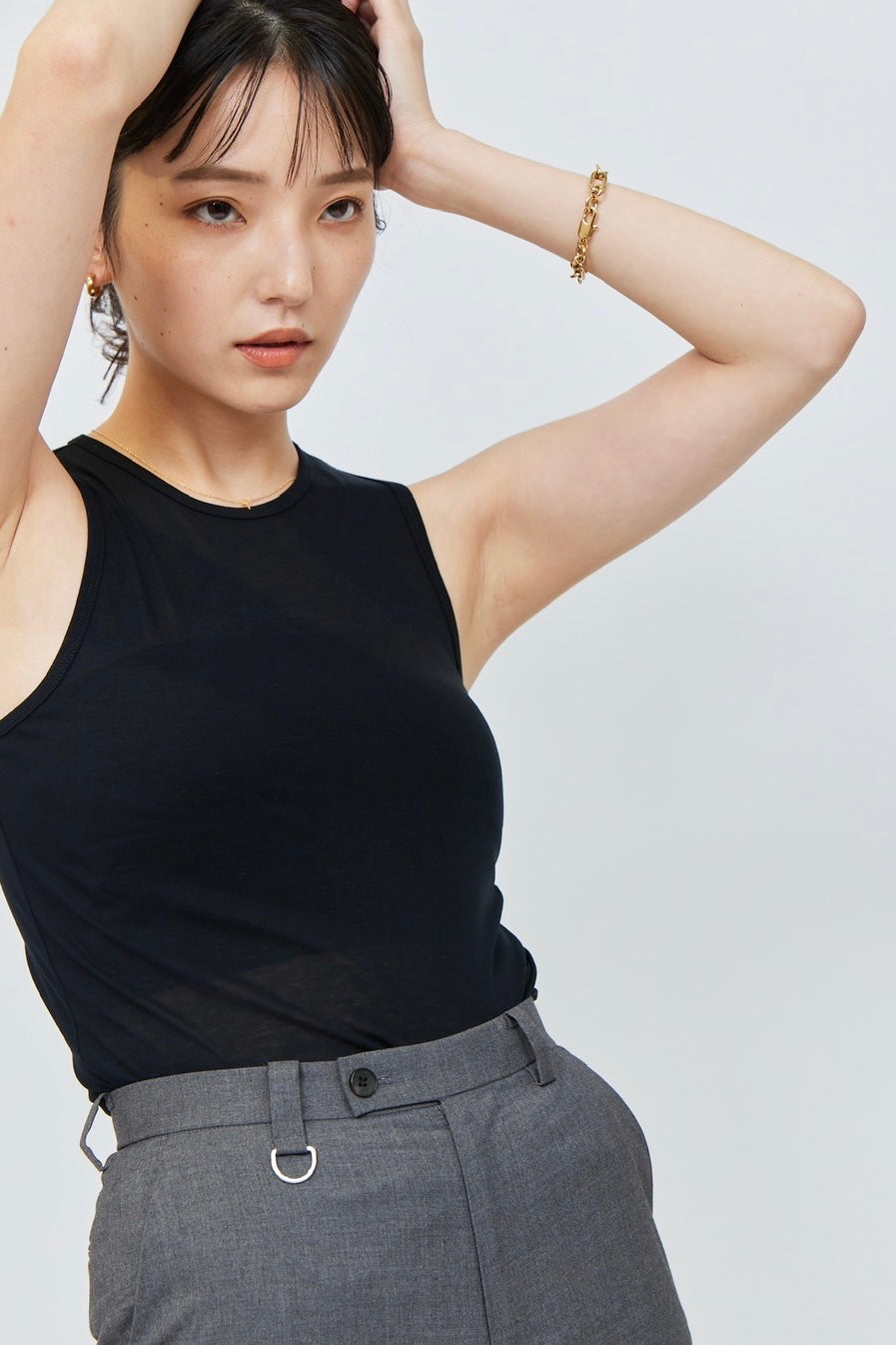 Sheer Tank - BLACK