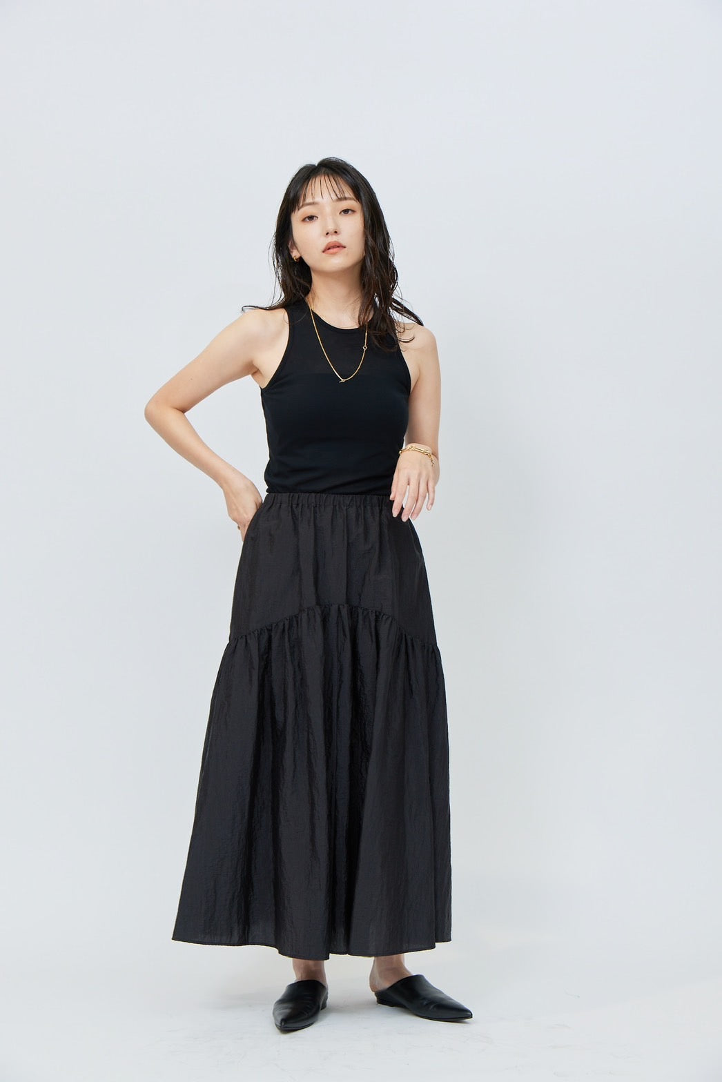 Sheer Tank - BLACK