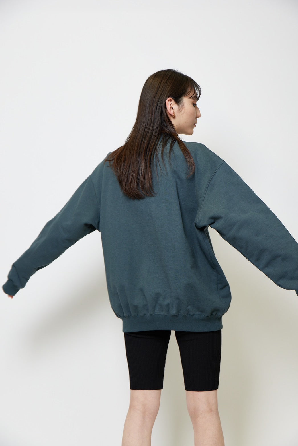 Heavy weight sweat p/o - GREEN