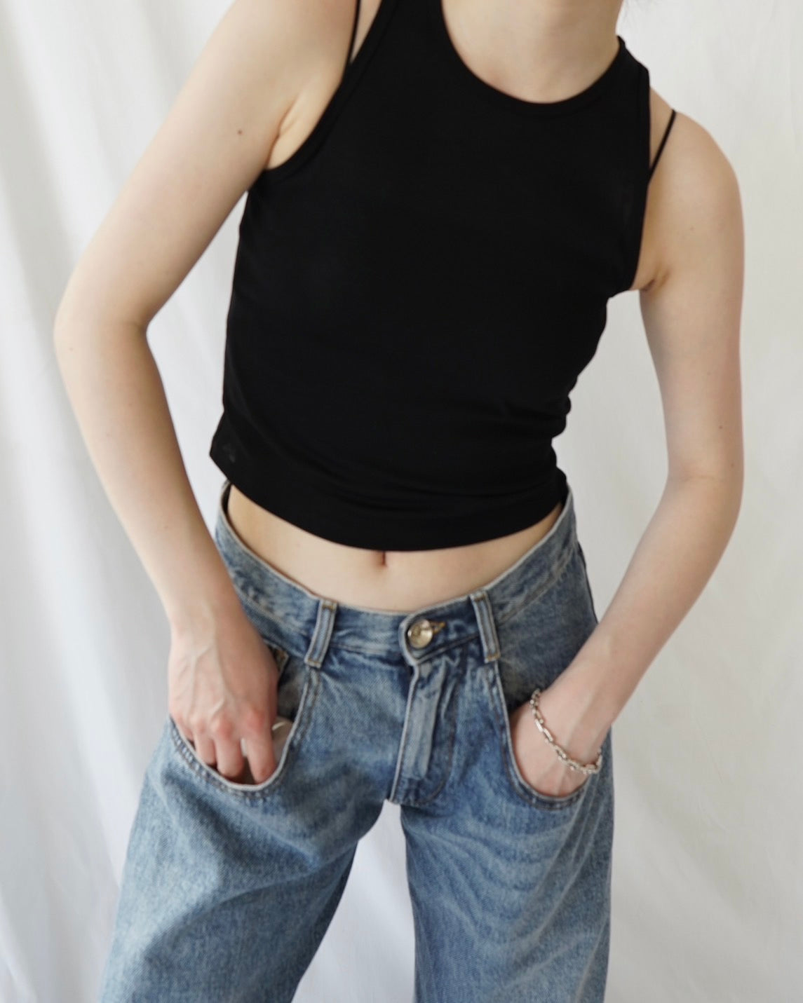 Sheer Tank - BLACK