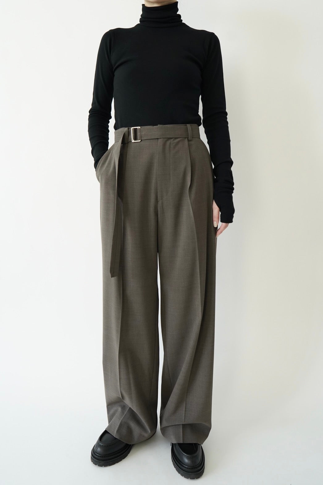 Turtle neck c/s - BLACK