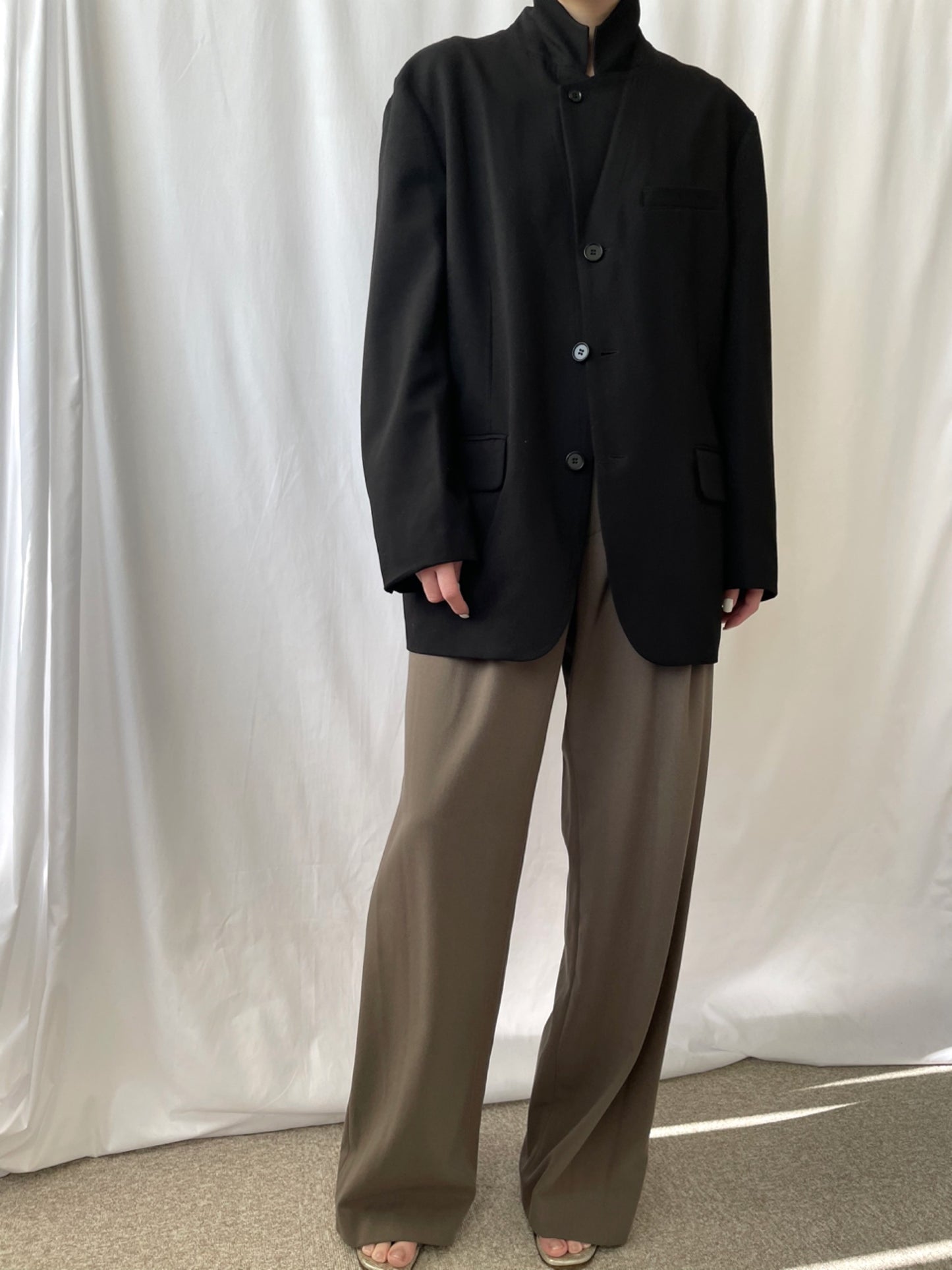 TUCK WIDE PANTS