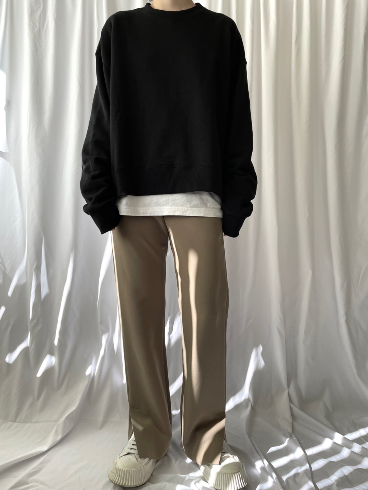 BASIC SLIT PANTS