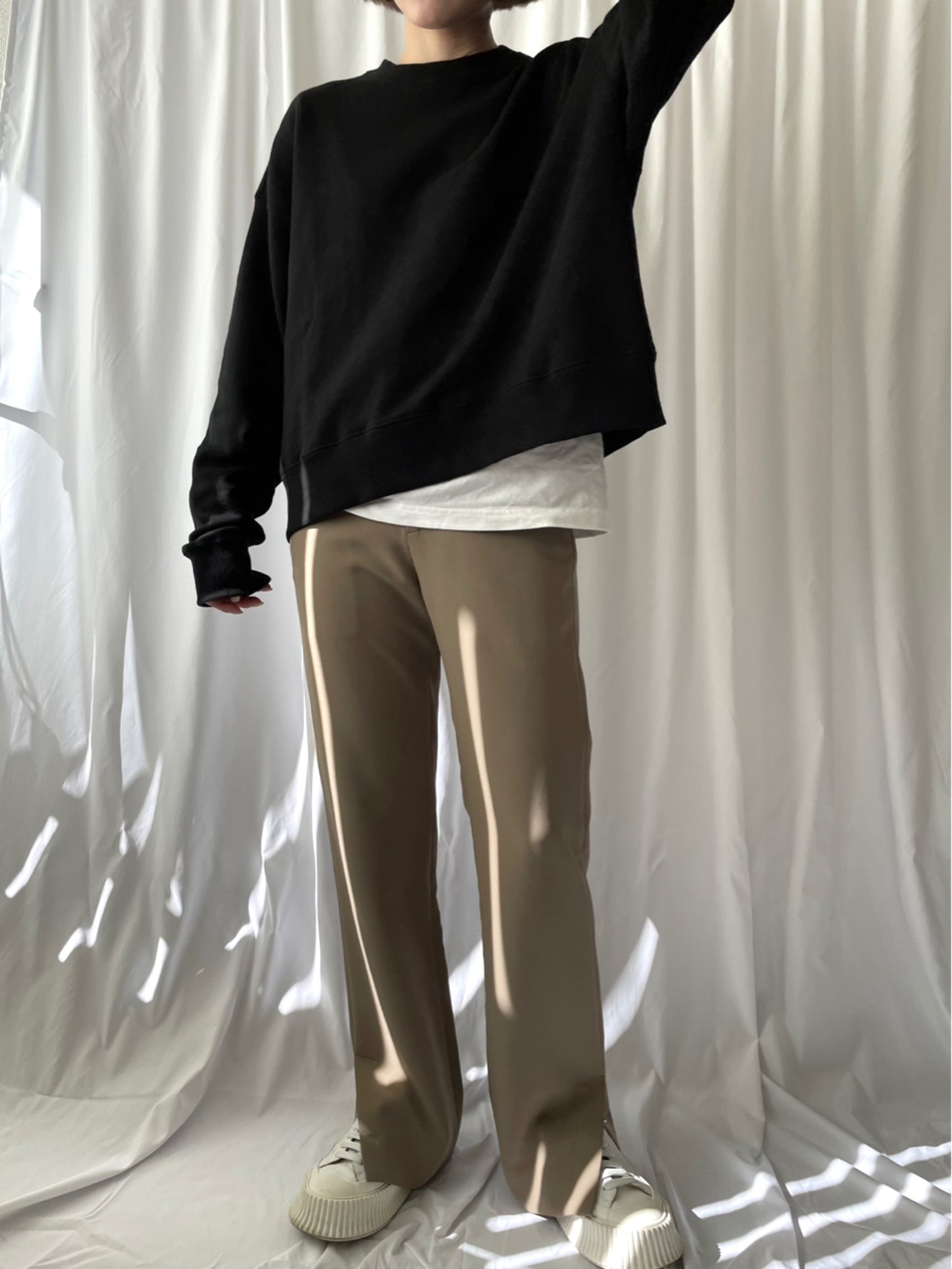 BASIC SLIT PANTS