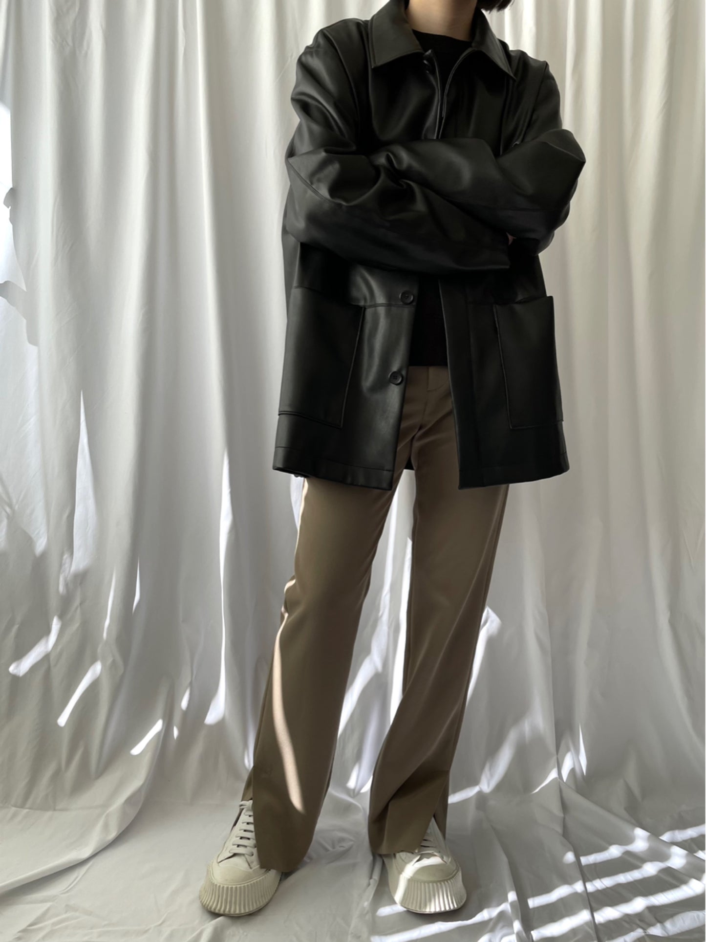 BASIC SLIT PANTS
