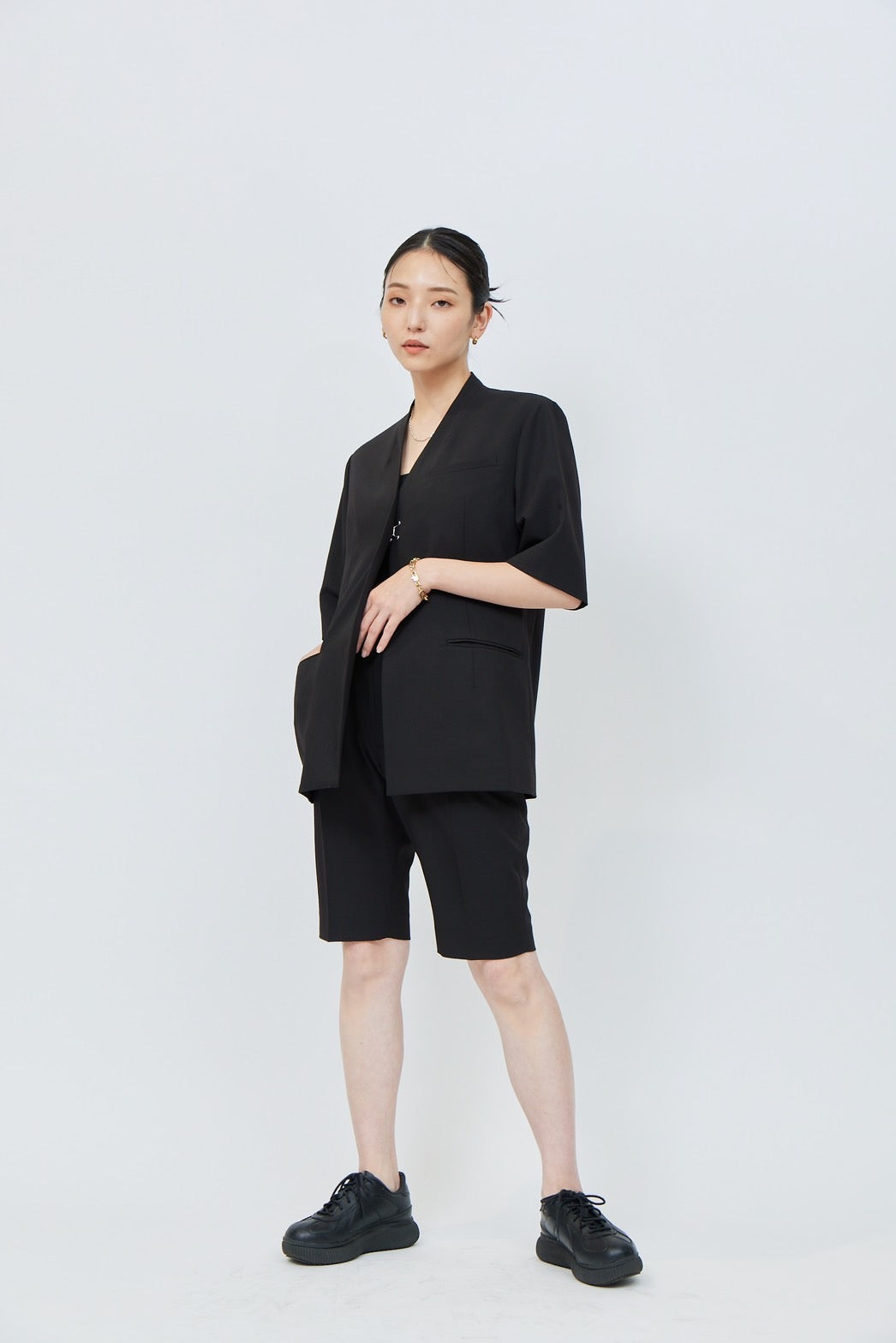 Bermuda Pants - BLACK