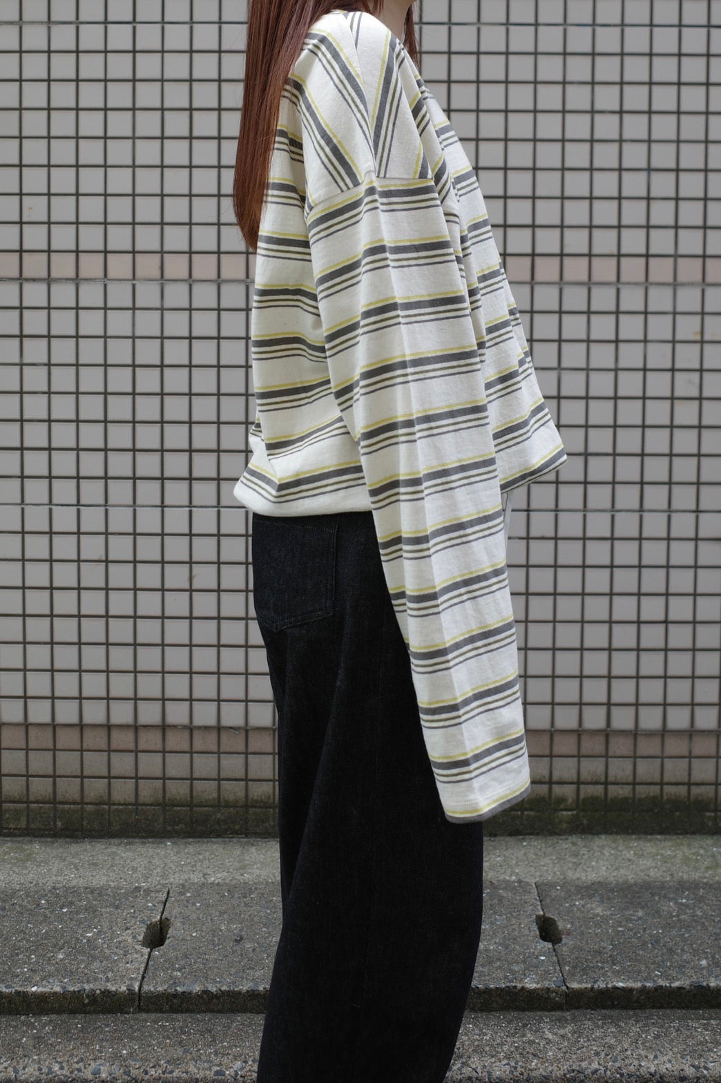 Drawcord border C/S - ECRU