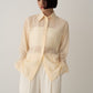 Sheer shirt - LIGHT YELLOW